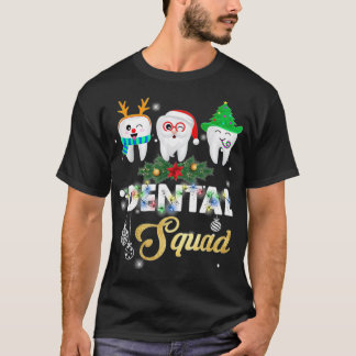 Funny Dentist Hygienist Kerstmis Dentale gebitsj T-shirt