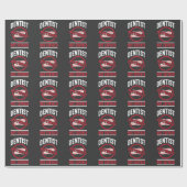 Funny Dentist in ruste, niet verouderd tandheelkun Cadeaupapier (Vlak)