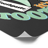 Funny Dentist Kantoor Art Poster (Hoek)