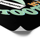 Funny Dentist Kantoor Art Poster (Hoek)