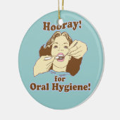 Funny Dentist Keramisch Ornament (Links)