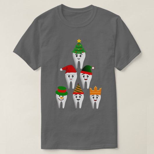 Funny Dentist Kerstkerstkerstkerstkerstkerstkerstm T-shirt (Design voorkant)