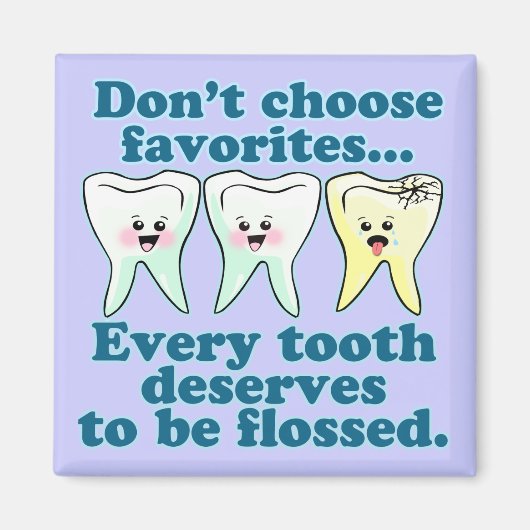 Funny Dentist Magneet (Voorkant)