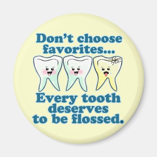 Funny Dentist Magneet (Voorkant)