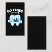 Funny Dentist Orthodontist Dental Assistant Visitekaartje (Voorkant / Achterkant)