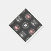 Funny Dentist Pattern - Cute Dental Hygienist Servet (Hoek)