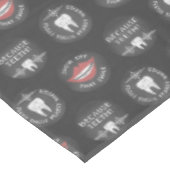 Funny Dentist Pattern - Cute Dental Hygienist Tafelkleed (Gekanteld)
