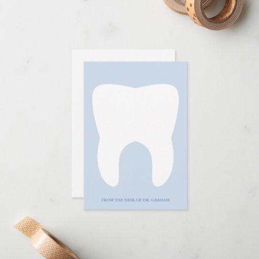 Funny Dentist Tooth | Forfaitaire briefkaart (Voorkant / Achterkant in situ)