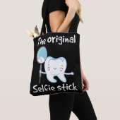 Funny Dentist Tooth Humor Dental Assistant Tote Bag (Dichtbij)