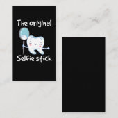 Funny Dentist Tooth Humor Dental Assistant Visitekaartje (Voorkant / Achterkant)