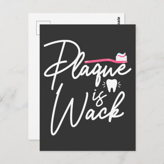 Funny Dentistry Plaque Dental Assistant Briefkaart (Voorkant / Achterkant)