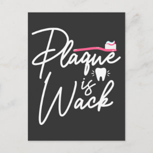 Funny Dentistry Plaque Dental Assistant Briefkaart