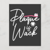 Funny Dentistry Plaque Dental Assistant Briefkaart (Voorkant)