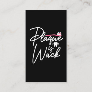 Funny Dentistry Plaque Dental Assistant Visitekaartje