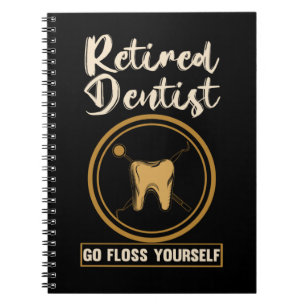 Funny Dentistry Retirement Dad mama Notitieboek