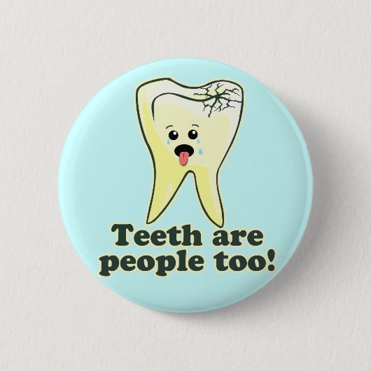 Funny Dentistry Ronde Button 5,7 Cm (Voorkant)