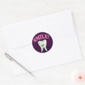 Funny Dentistry Ronde Sticker (Envelop)