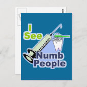 Funny Dentists en Hygienisten Briefkaart (Voorkant / Achterkant)