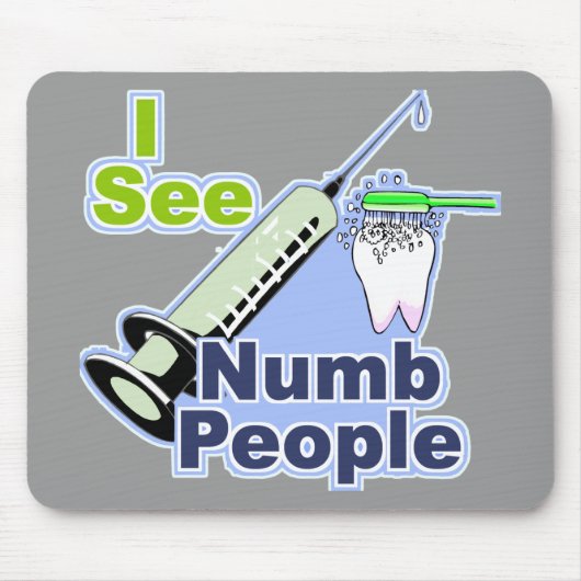 Funny Dentists en Hygienisten Muismat (Voorkant)