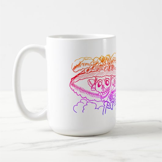 Funny Derby Dag 2024 Catrina Skelet Koffiemok (Links)