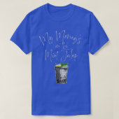 Funny Derby Day and mint juleps, Kentucky horse ra T-shirt (Design voorkant)