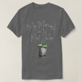 Funny Derby Day and mint juleps Kentucky horse rac T-shirt (Design voorkant)
