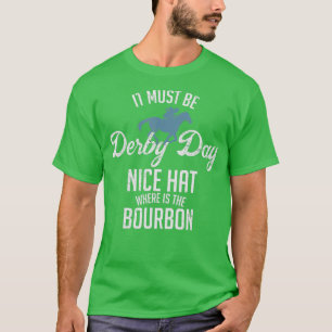 Funny Derby Day and mint juleps Kentucky horse rac T-shirt