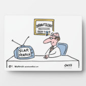 Funny Dermatology Dermatologist Cartoon Fotoplaat (voorkant)