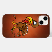 Funny Derp Turkey Cartoon Case-Mate iPhone Case (Achterkant (horizontaal))