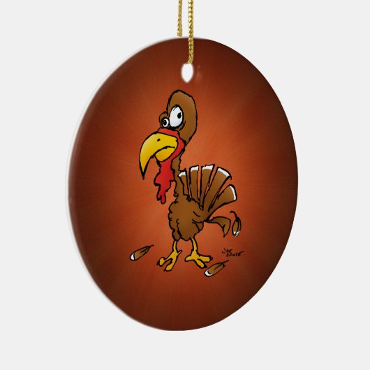 Funny Derp Turkey Ornament (Rechts)