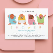 Funny Derpy Babies Invitation Kaart
