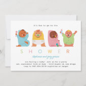 Funny Derpy Babies Invitation Kaart (Voorkant)