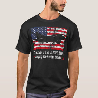 Funny DeSantis Airlines die je de grens geeft T-shirt