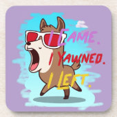 funny design bier onderzetter (Voorkant)