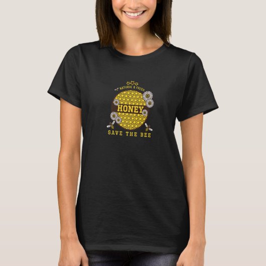 Funny Design bijen voor mannen T-shirt (Voorkant)