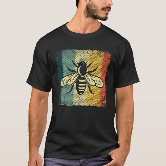 Funny Design bijen voor mannen T-shirt (Voorkant)