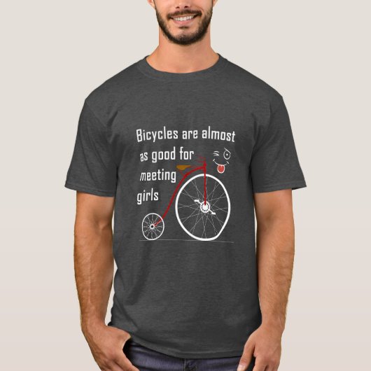 Funny design, for bike lovers t-shirt (Voorkant)
