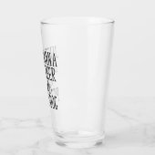 Funny Design for Dog and Beer Lovers Glas (Links)
