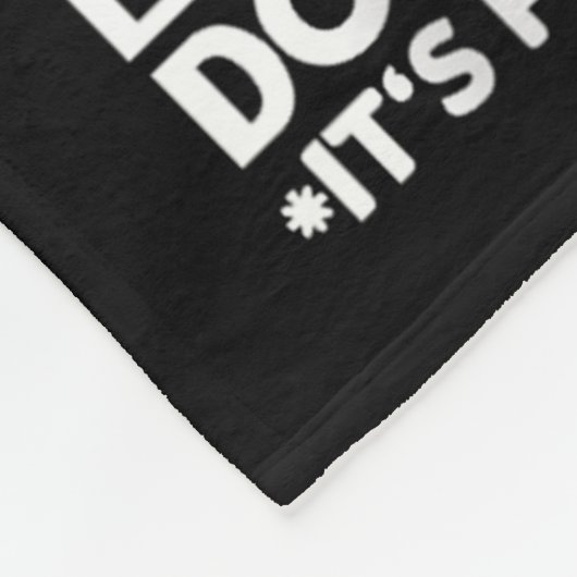 Funny Design I'm Taken For Men - Don't Flirt With  Fleece Deken (Hoek)