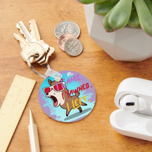 Funny Design Sleutelhanger (Bureau)