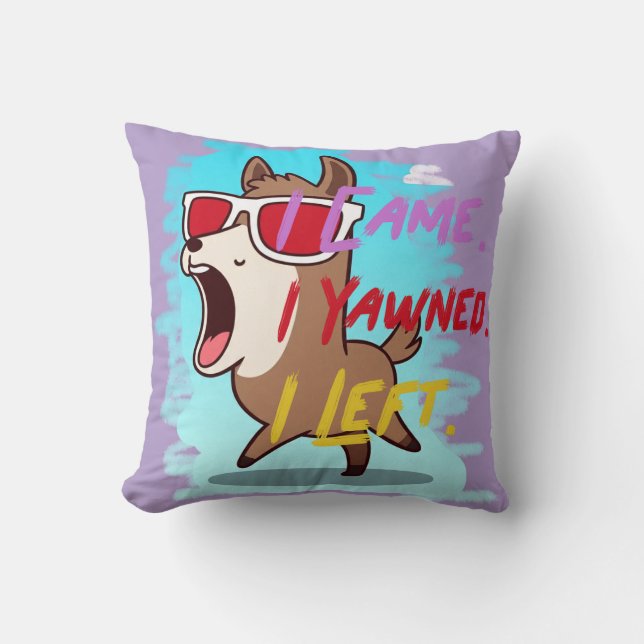 Funny Design throw piliow for your home Kussen (Voorkant)