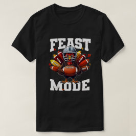 Funny Design Turkey Feast Mode Fall Men Women kids T-shirt