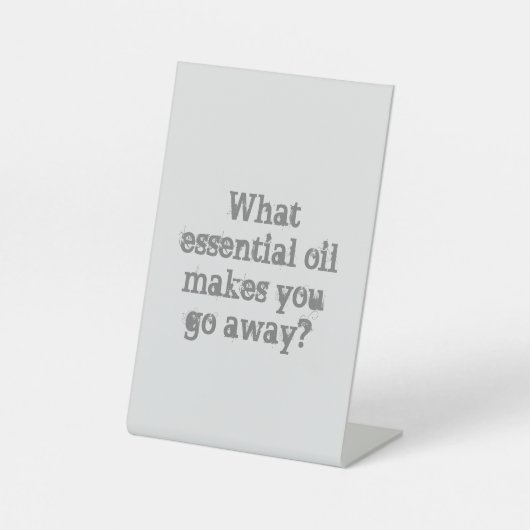 Funny Desk Reclamebord Met Voetstuk (Voorkant)