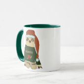 Funny Desposito Kersttrui Luiaard Koffie Mok (Voorkant links)