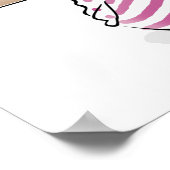 Funny Dessert Friends Vergeet Love Poster (Hoek)