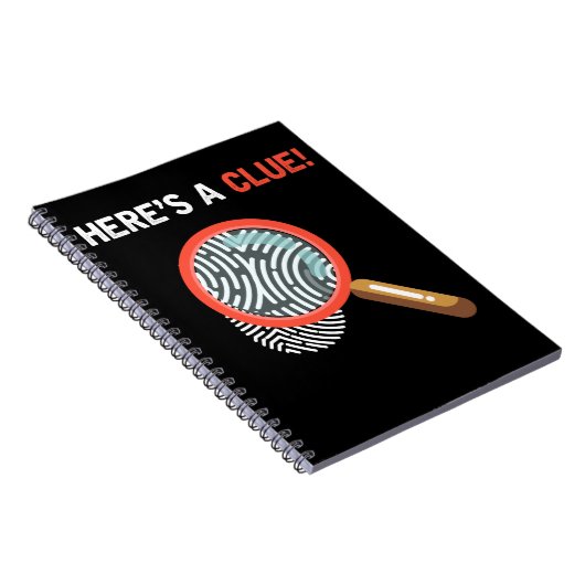 Funny Detective Crime Investigation Drama Book Notitieboek (Rechterzijde)