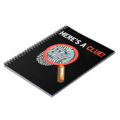 Funny Detective Crime Investigation Drama Book Notitieboek (Linkerzijde)