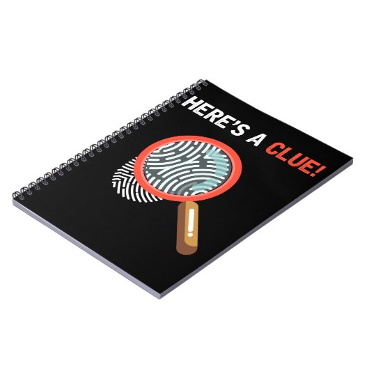 Funny Detective Crime Investigation Drama Book Notitieboek (Linkerzijde)