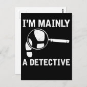 Funny Detective Crime Investigation Drama Reader Briefkaart (Voorkant / Achterkant)