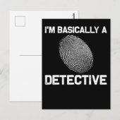 Funny Detective Crime Investigation Drama Reader Briefkaart (Voorkant / Achterkant)